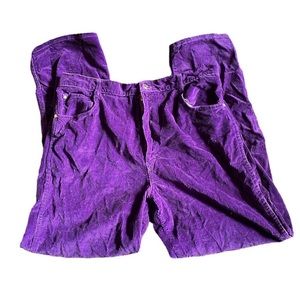 vintage purple corduroy pants